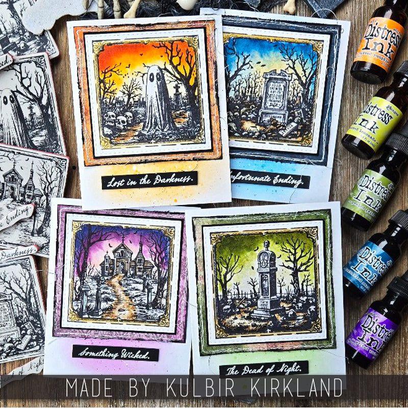 Tim Holtz I Want It All Stamps Stencils 2024 Halloween Edition