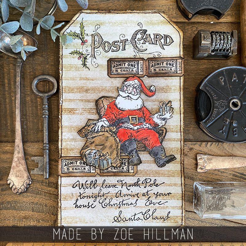 PREORDER Tim Holtz I Want It All Stamps Stencils 2024 Holiday Winter Edition santa