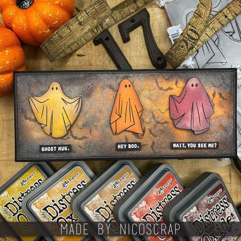 Tim Holtz Layering Stencil Batty ths184