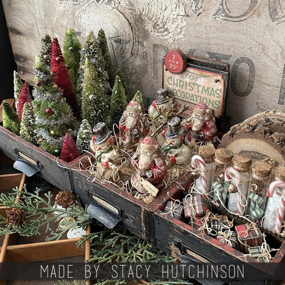 PREORDER Tim Holtz idea-ology Christmas Salvaged Figures Large th94361 stacy