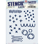 Paper Artsy Kate Crane Stencil ps427