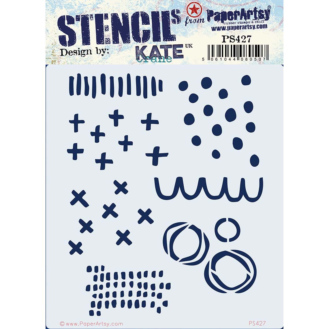 Paper Artsy Kate Crane Stencil ps427