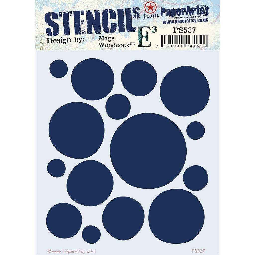 PaperArtsy Mags Woodcock Stencil ps537