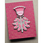 Poppy Stamps Deco Shells Hot Foil Plate psf805 bloom