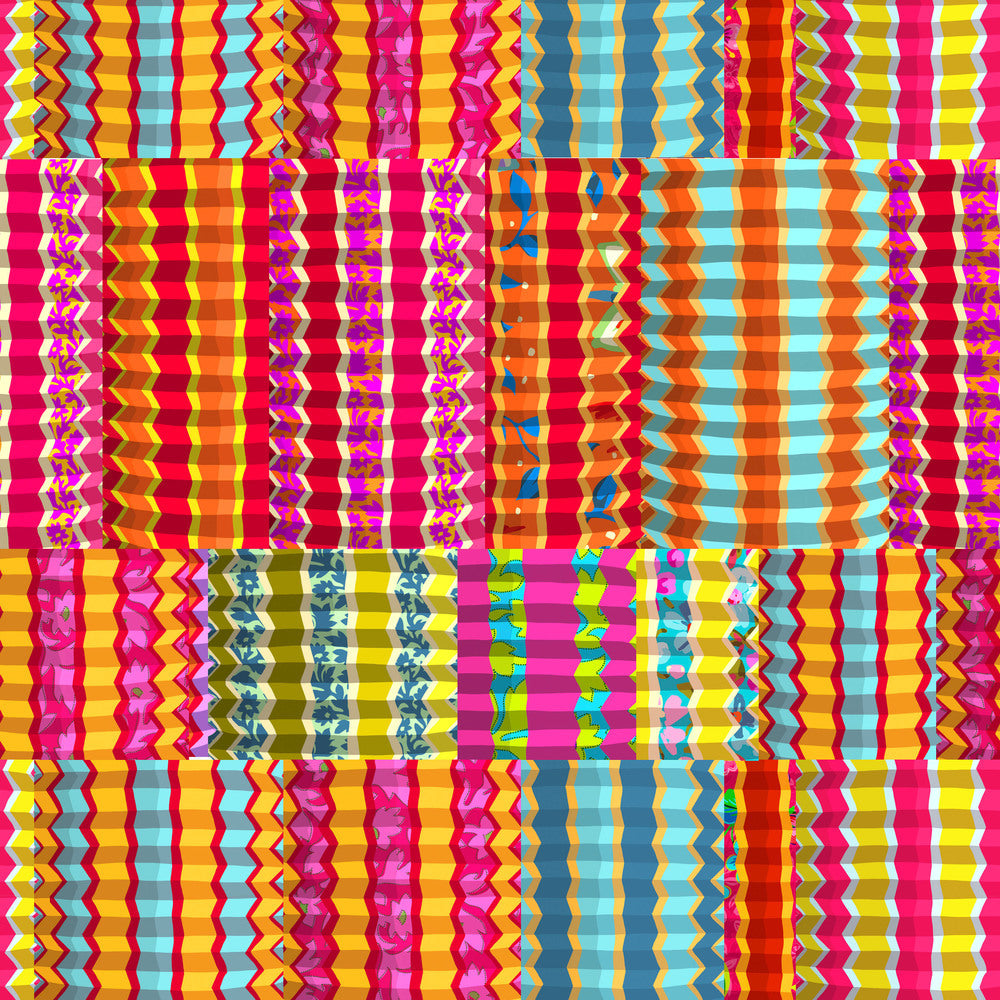Odile Bailloeul Festival Fat Quarter Bundle of 16