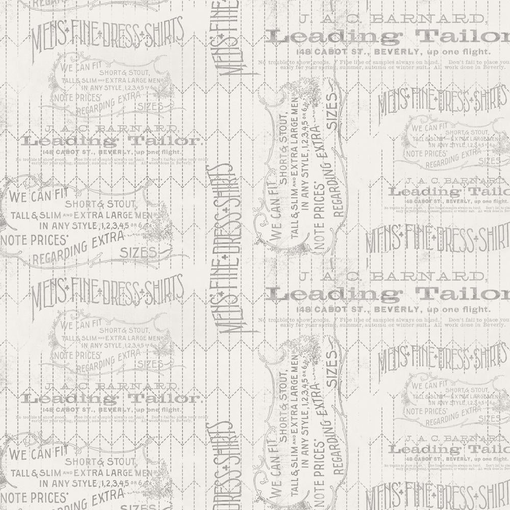 Tim Holtz Eclectic Elements Fabric By The Yard Monochrome Tailored Linen