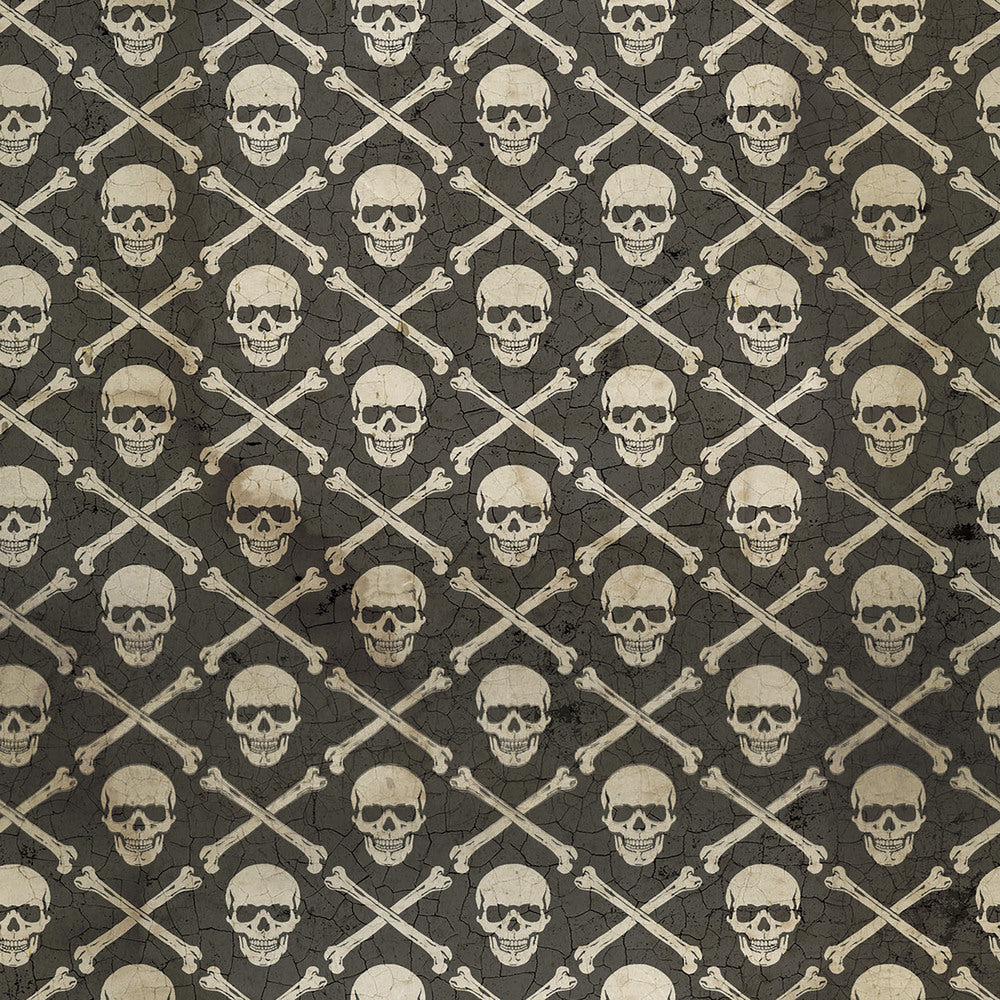 Tim Holtz Eclectic Elements Fabric By The Yard Regions Beyond Crossbones