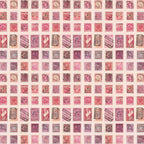 Tim Holtz Fabric By The Yard Pink Stamps pwth211