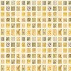 Tim Holtz Fabric By The Yard Yellow Stamps pwth241 Eclectic Elements Palette