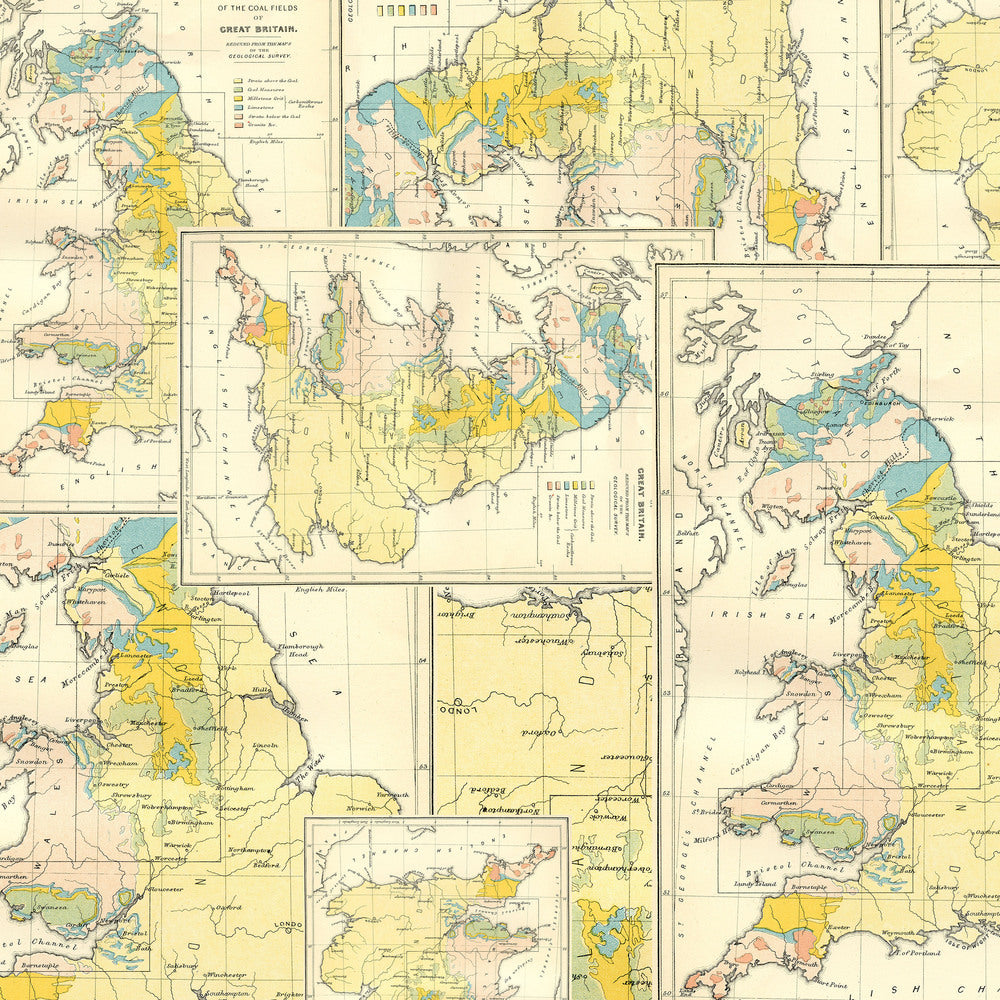 Tim Holtz Fabric Palette Yellow Bundle of 10 Fat Quarters
