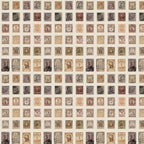 Tim Holtz Fabric By The Yard Neutral Stamps pwth251 Eclectic Elements Palette