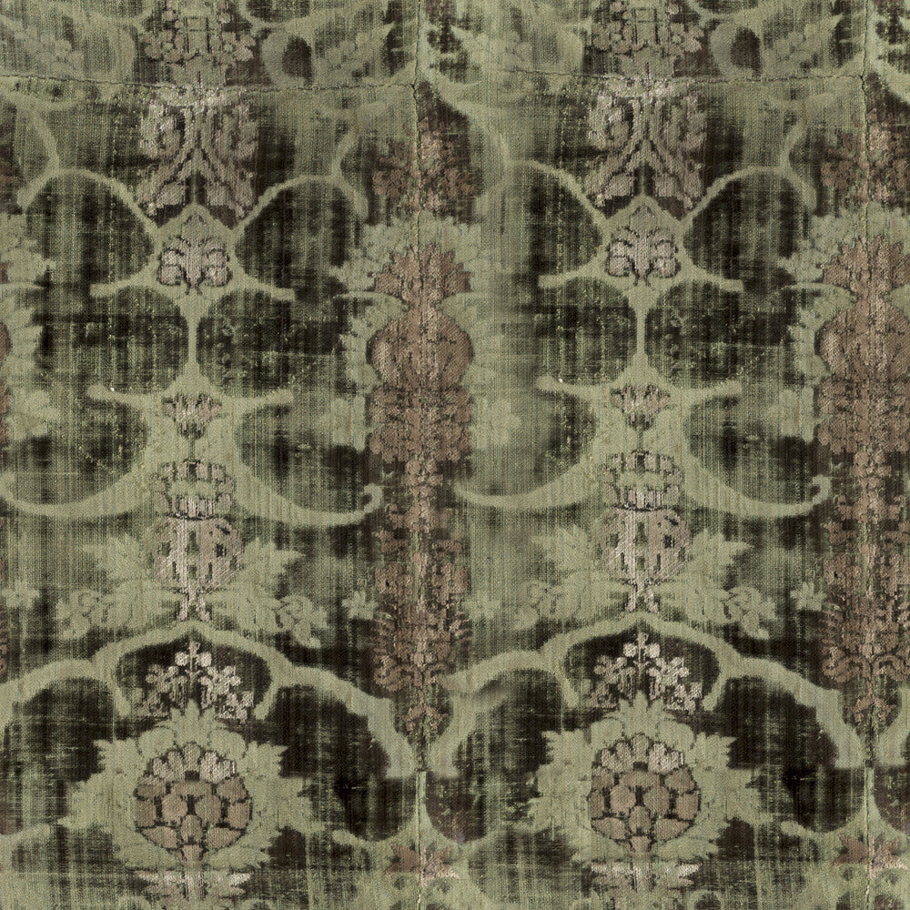 Tim Holtz Fabric By The Yard Green Tapestry pwth267 Eclectic Elements Palette