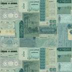 Tim Holtz Fabric Palette Teal Bundle of 10 Fat Quarters