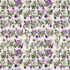 Tim Holtz Fabric By The Yard Purple Botanical pwth306 Eclectic Elements Palette