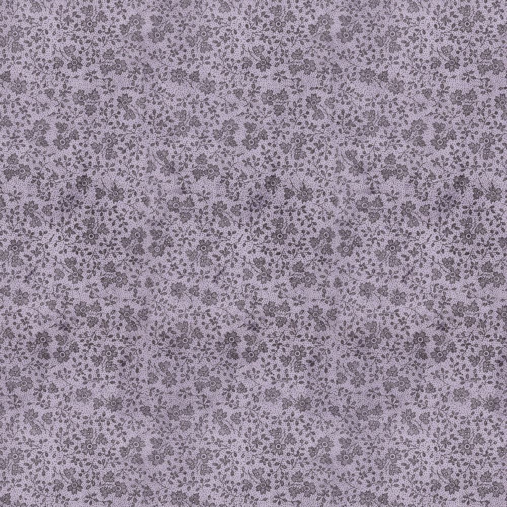 Tim Holtz Fabric By The Yard Purple Tiny Print pwth308 Eclectic Elements Palette