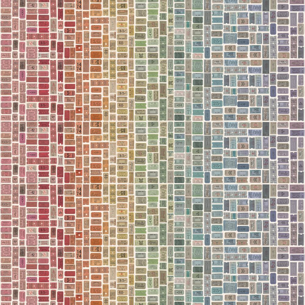Tim Holtz Fabric By The Yard Multi Tickets pwth322 Eclectic Elements Palette