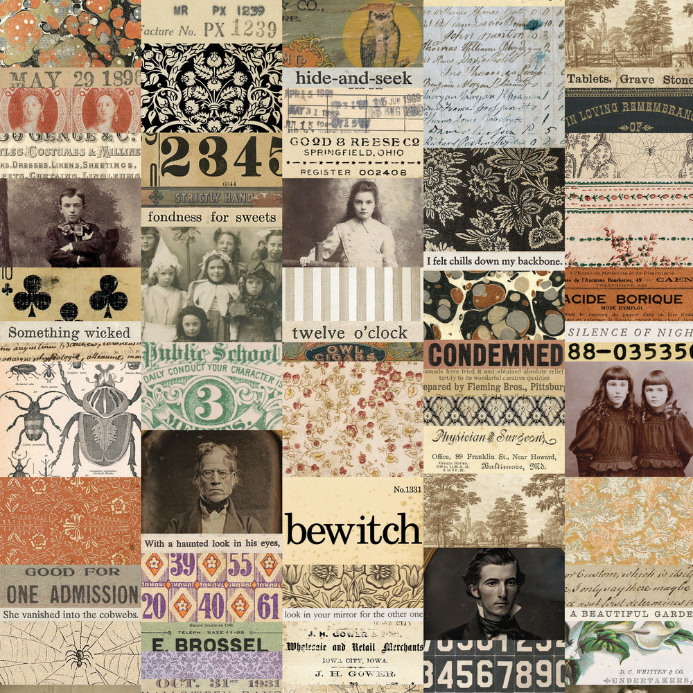 Tim Holtz Fabric Palette Halloween Bundle of 5 Fat Quarters