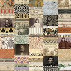 Tim Holtz Fabric Palette Seasonal Bundle of 5 Fat Quarters Halloween And Christmas th25hc