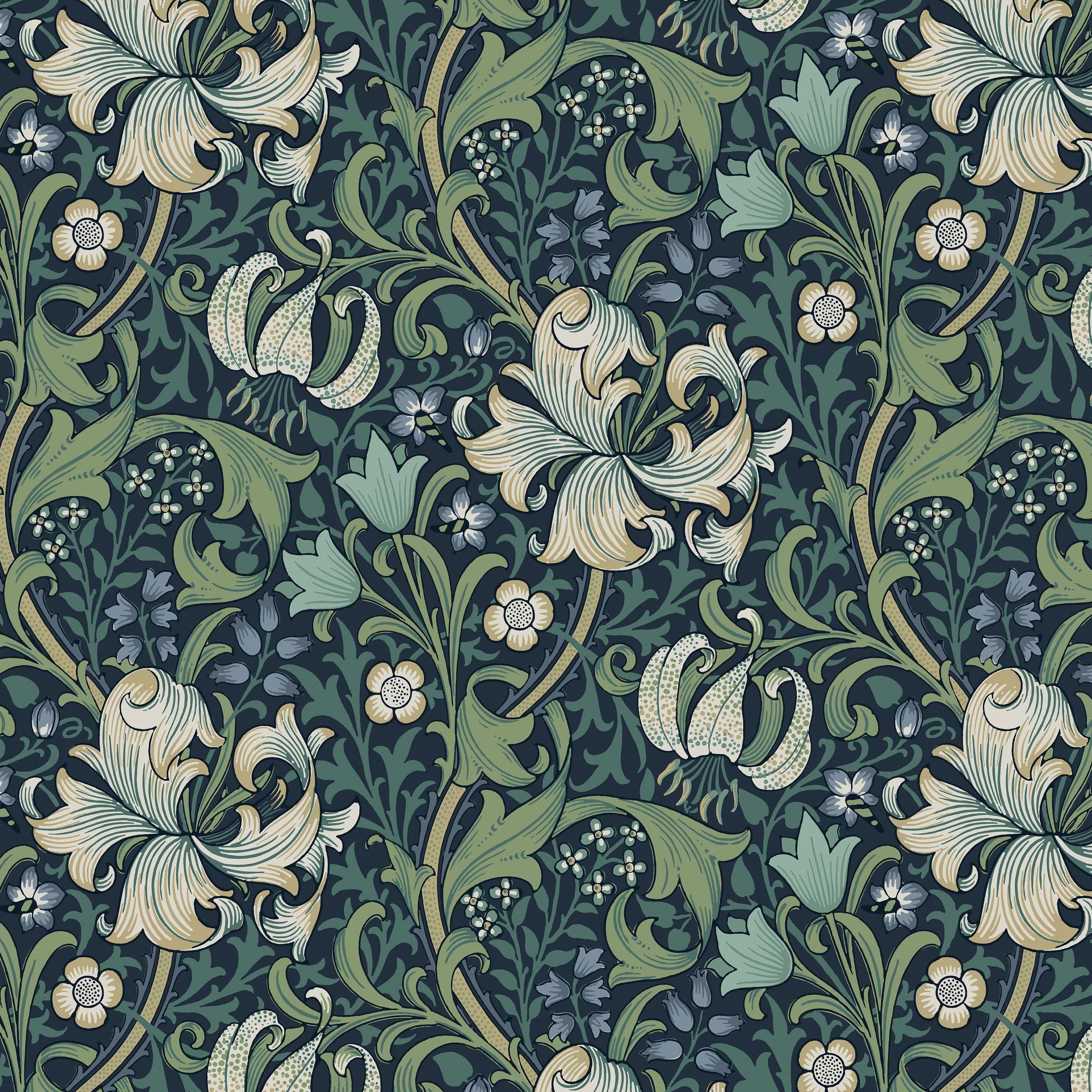 Morris And Co. Bedford Park Fat Quarter Bundle Of 20