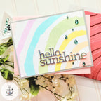 Simon Says Cling Stamps Painted Rainbow sss102699 Dear Friend