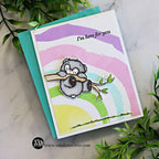 Simon Says Cling Stamps Painted Rainbow sss102699 Dear Friend Here for You Card | color-code:ALT04