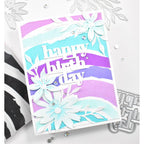 Simon Says Cling Stamps Painted Rainbow sss102699 Dear Friend Birthday Card | color-code:ALT03