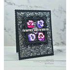 Simon Says Stamp Beautiful Moments Collection I Want It All Embossing Folders set1193ef