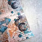 Paper Artsy Mags Woodcock Eclectica3 Mini Cling Stamp em148 arrows