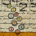 Paper Artsy Eclectica3 Seth Apter Mini 73 Cling Stamp em73 journal detail
