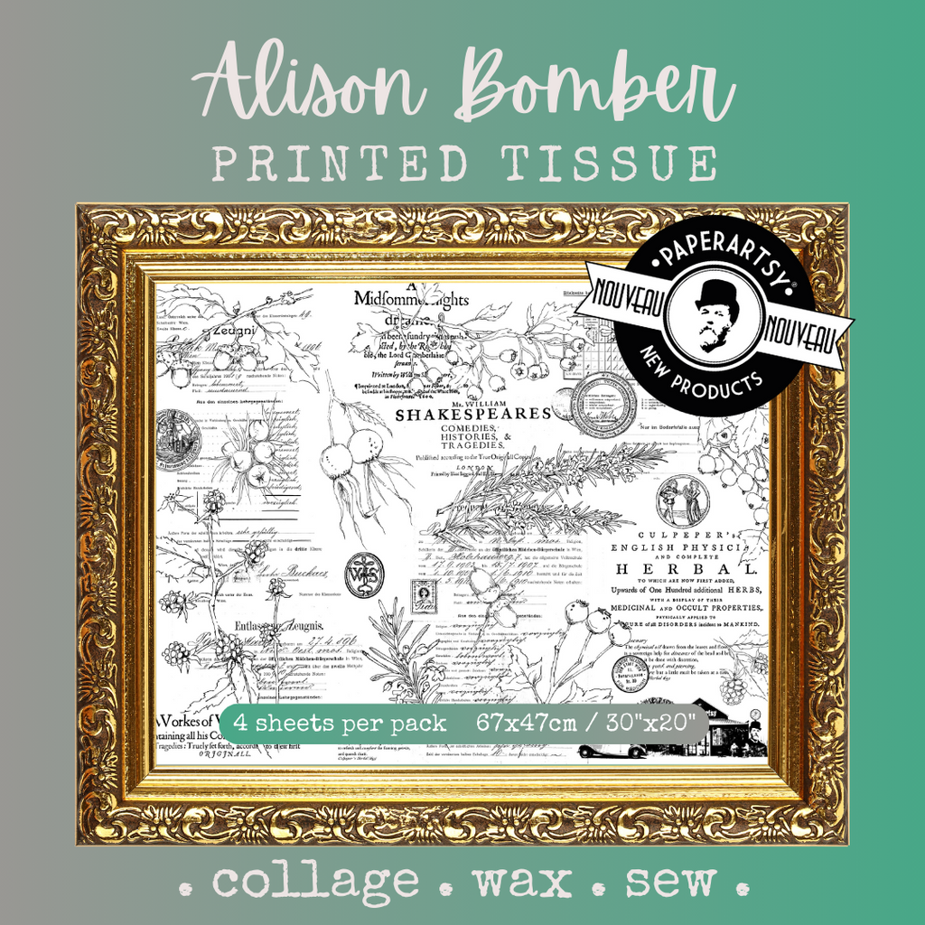 Paper Artsy Alison Bomber Printed Tissue pt08