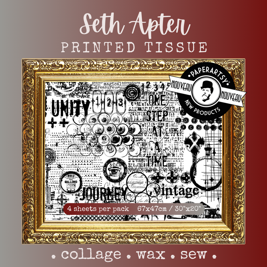 Paper Artsy Seth Apter Printed Tissue pt06