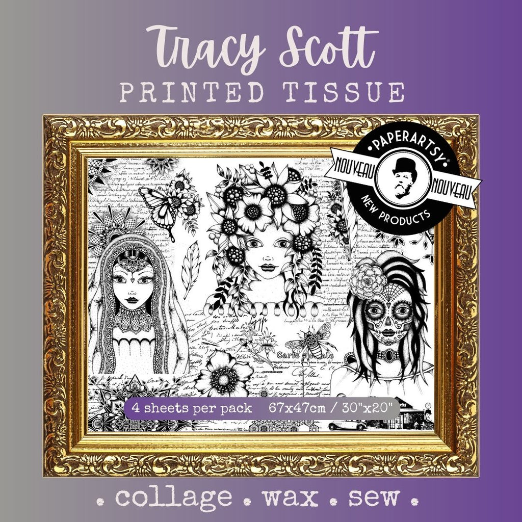 Paper Artsy Tracy Scott Printed Tissue pt04