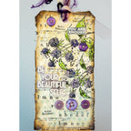 PaperArtsy Alison Bomber Fodder Berry Edition abf berries purple buttons letters be your beautiful self tag | color-code:ALT01