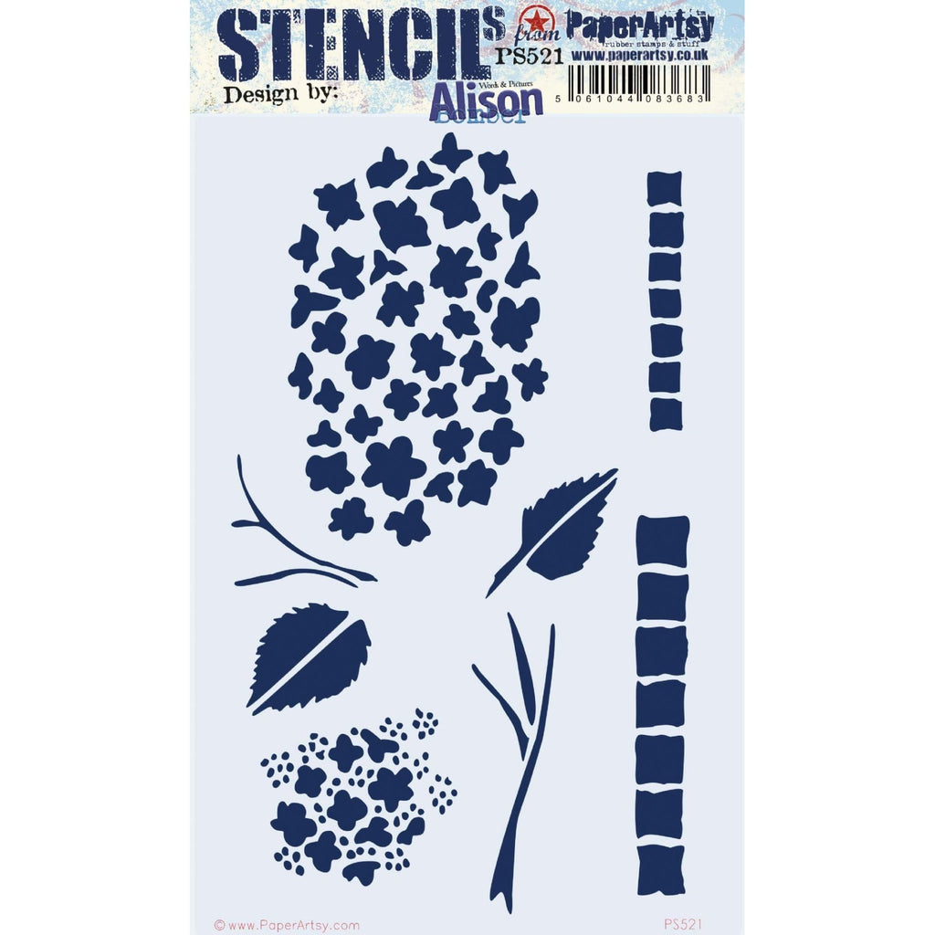 PaperArtsy Alison Bomber Large Stencil ps521