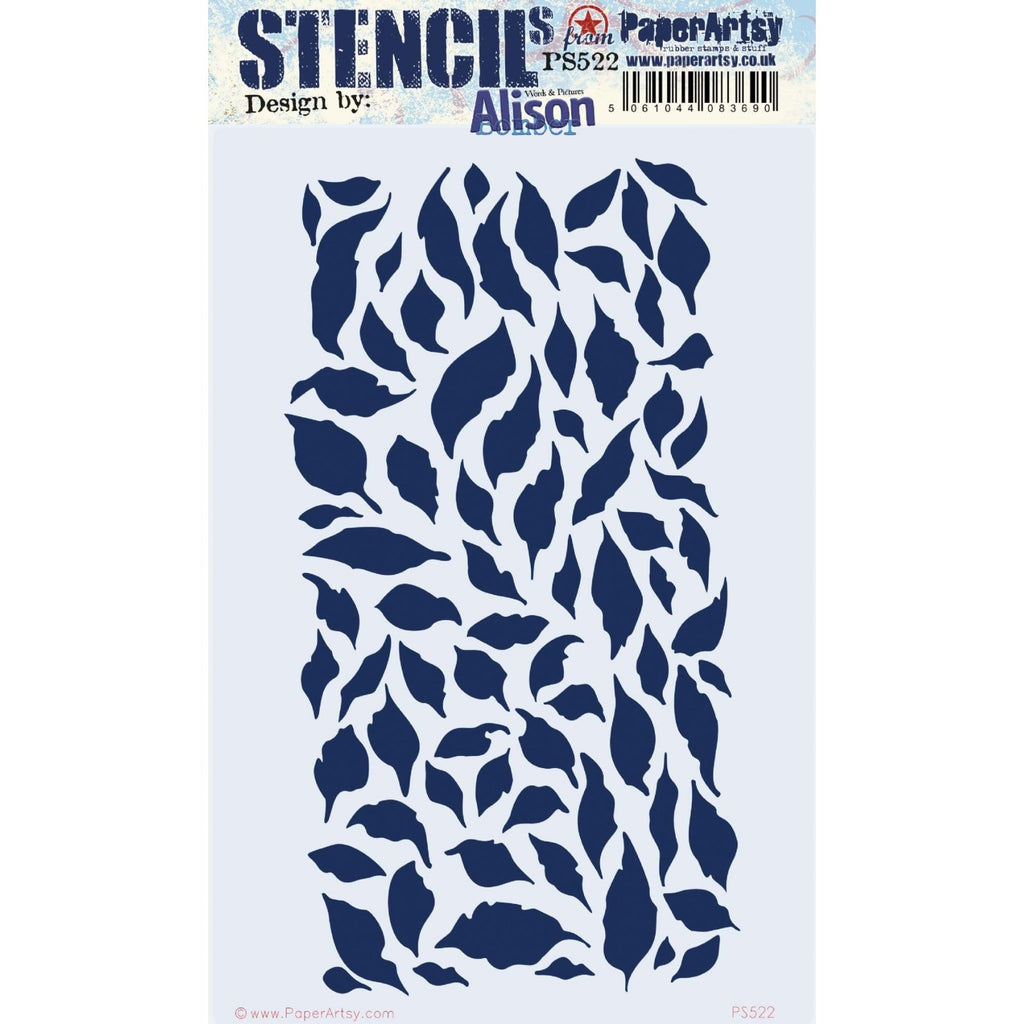 PaperArtsy Alison Bomber Large Stencil ps522