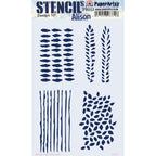 PaperArtsy Alison Bomber Large Stencil ps523