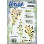PaperArtsy Alison Bomber Meadow Grass Edition Cling Stamps ab058