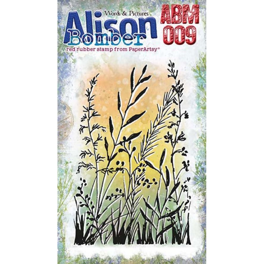 PaperArtsy Alison Bomber Mini Cling Stamp abm009