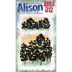 PaperArtsy Alison Bomber Mini Cling Stamp abm012