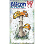 PaperArtsy Alison Bomber Mini Cling Stamp abm013