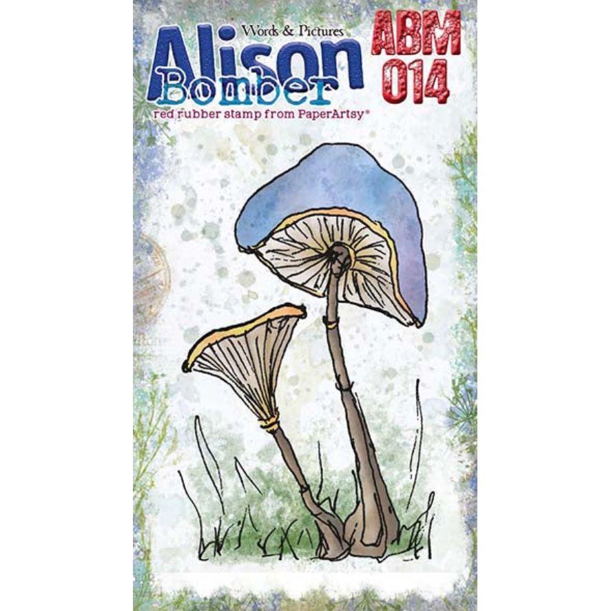 PaperArtsy Alison Bomber Mini Cling Stamp abm014