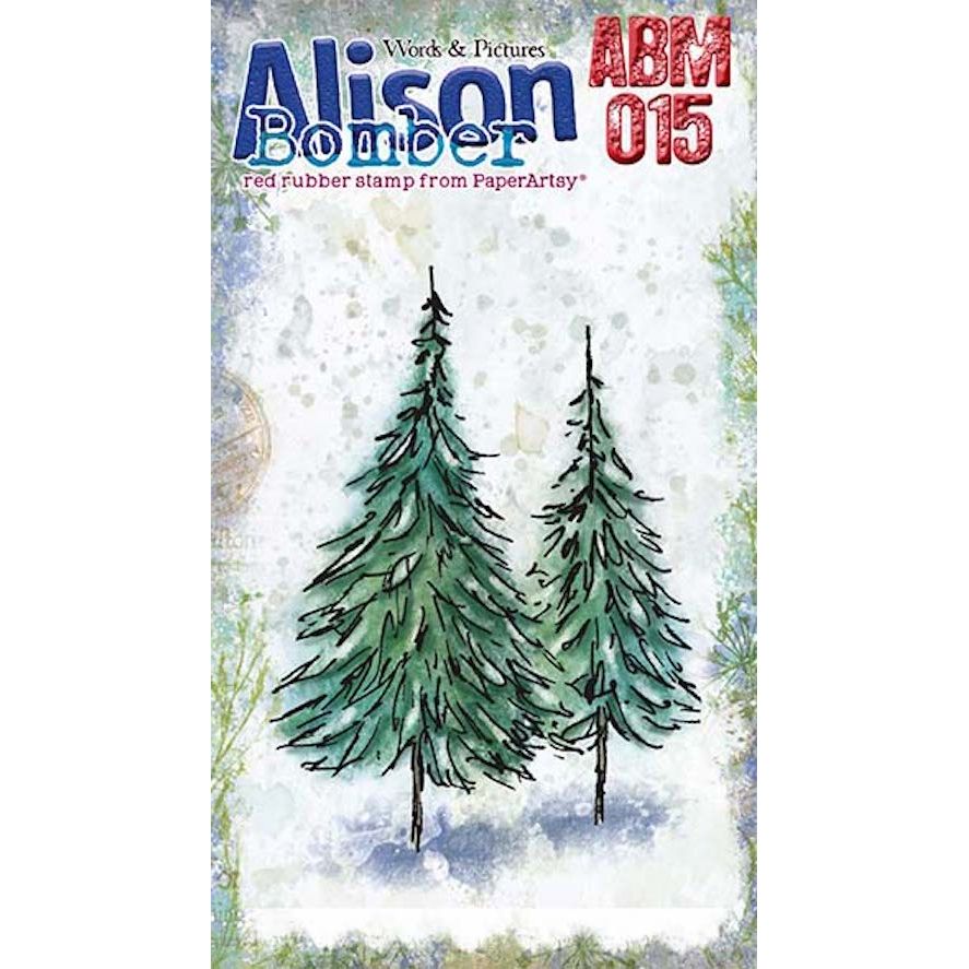 PaperArtsy Alison Bomber Mini Cling Stamp abm015