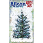 PaperArtsy Alison Bomber Mini Cling Stamp abm016