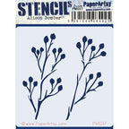 PaperArtsy Alison Bomber Mini Stencil pm037