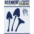 PaperArtsy Alison Bomber Mini Stencil pm040