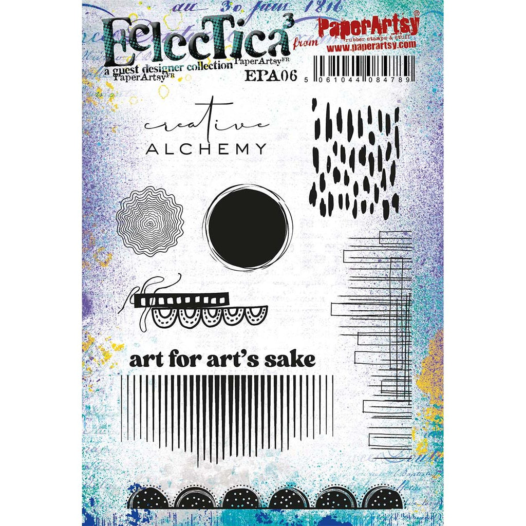 PaperArtsy Designer Collection 6 Cling Stamps epa06