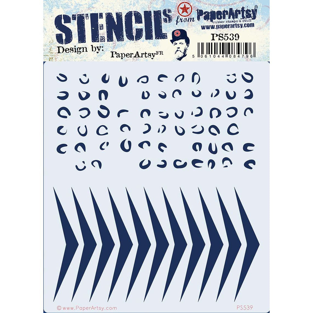 PaperArtsy Designer Collection Stencil ps539