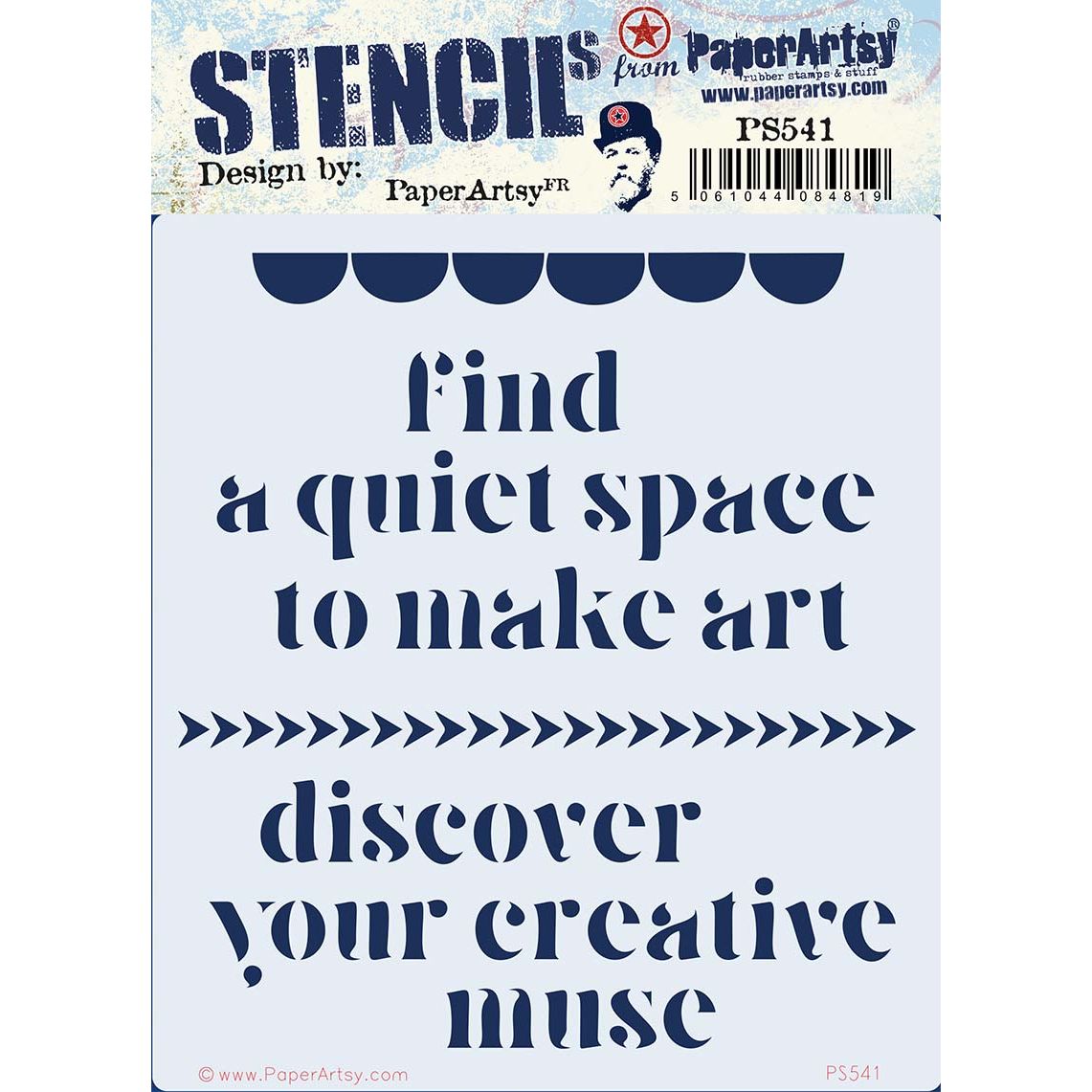 PaperArtsy Designer Collection Stencil ps541