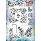 PaperArtsy Eclectica3 Scrapcosy Cling Stamps esc58
