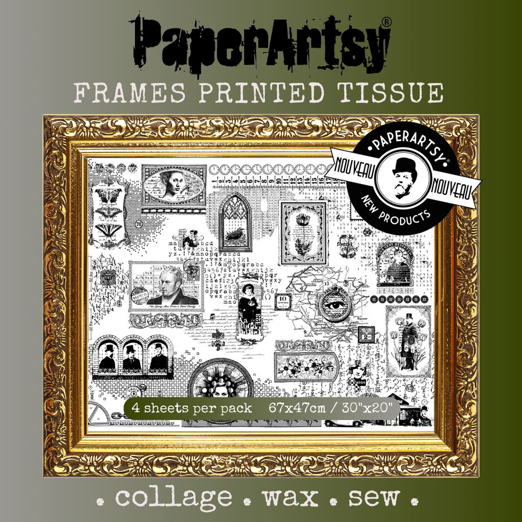 Paper Artsy Frame Printed Tissue Paper pt02